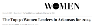 Mary Debra Hester-Clifton awarded Women We Admire in Arkansas 2024 #womenweadmire